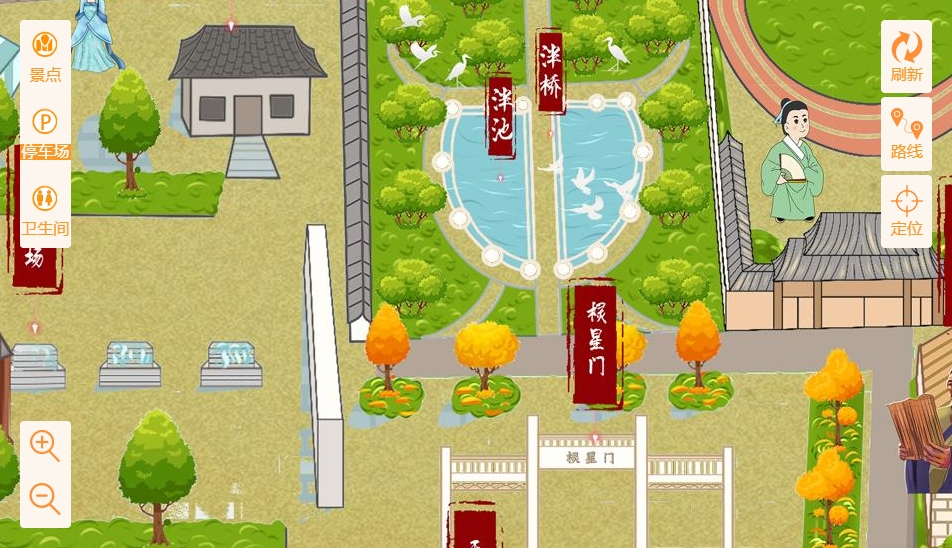 浏阳手绘地图景区语音讲解导览系统：智慧景区建设的基石